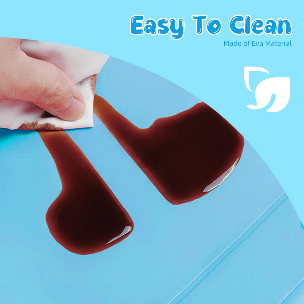 SNOWIE SOFT Hooded Raincoat for Kids with Wide Brim and Backpack Cover | Waterproof EVA 105–115 cm