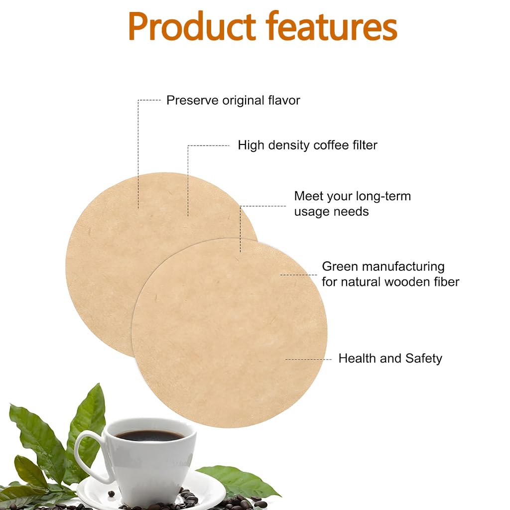 ZIBUYU Coffee Filter Paper Bags 100PC for Daily Brewing with Unbleached Eco Material | Smooth Flavor