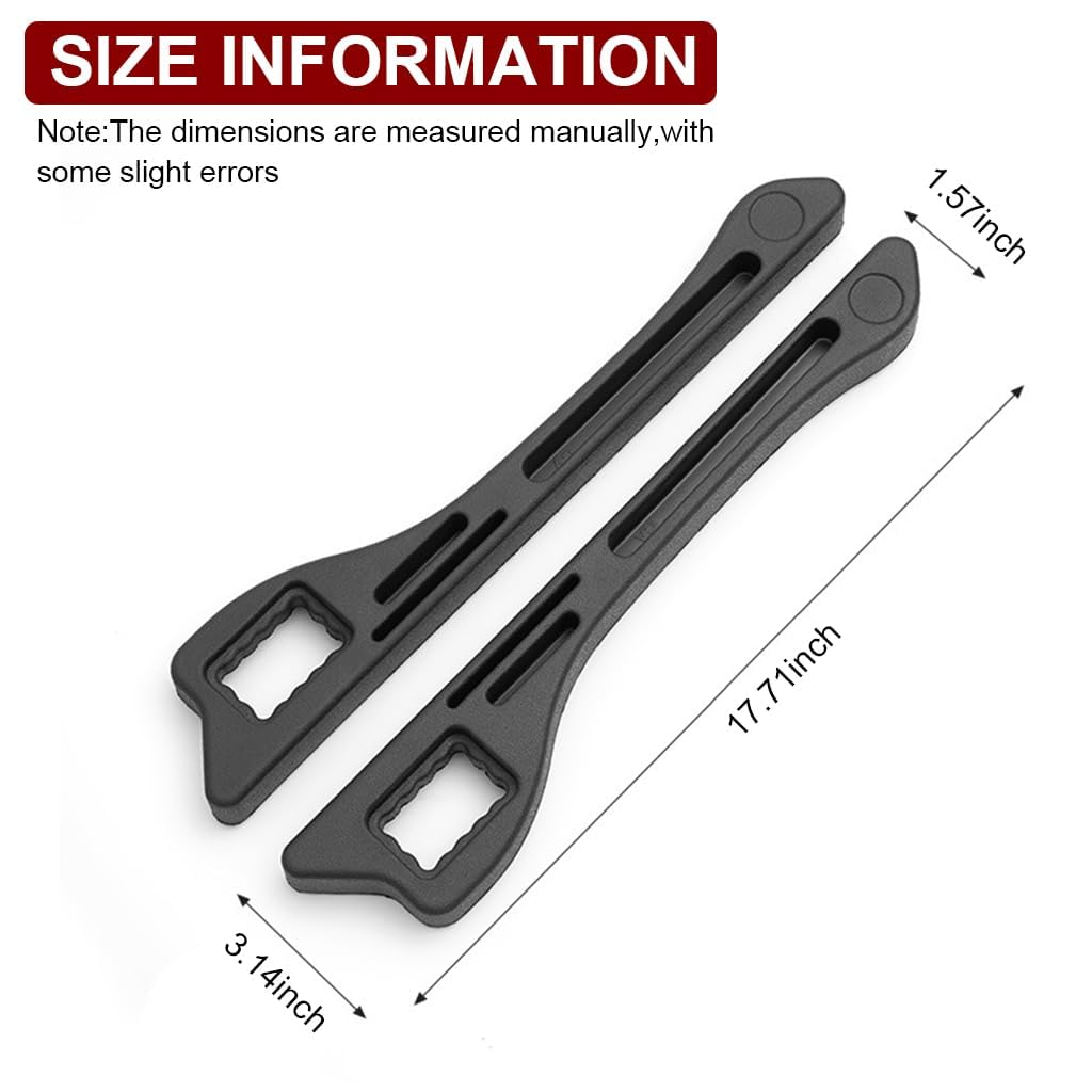 STHIRA Car Seat Gap Filler Organizer for Space Maximization with Three Grooves | 2Pcs Sleek Black Compatible with Most Cars