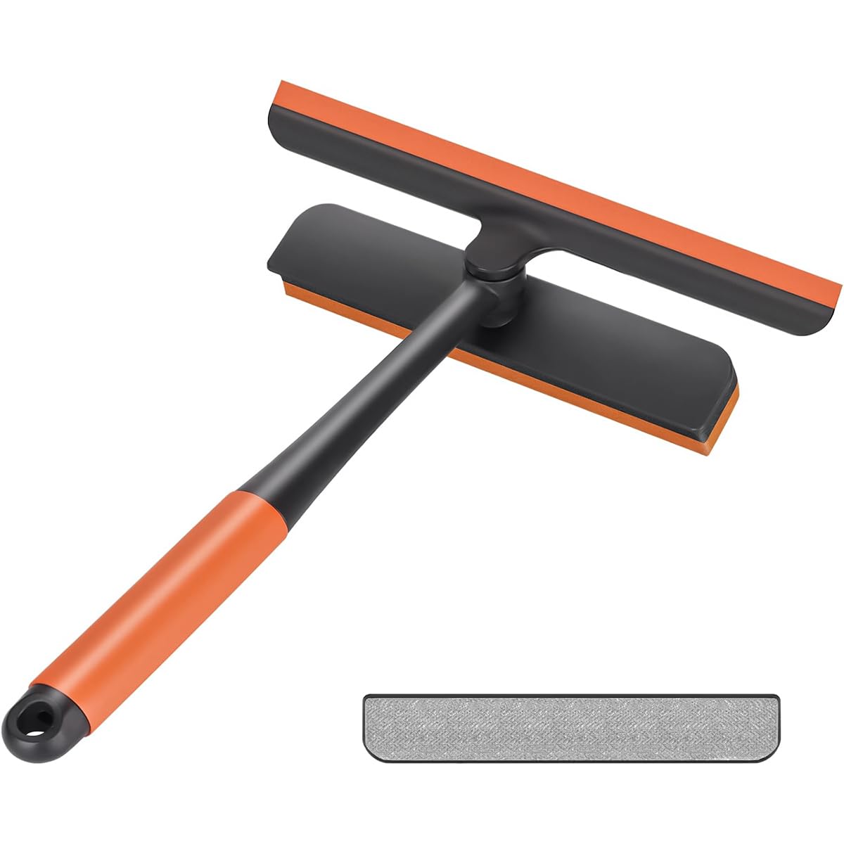 HASTHIP Shower Squeegee for Windows and Glass featuring 3 in 1 Design with 360° Rotating Head
