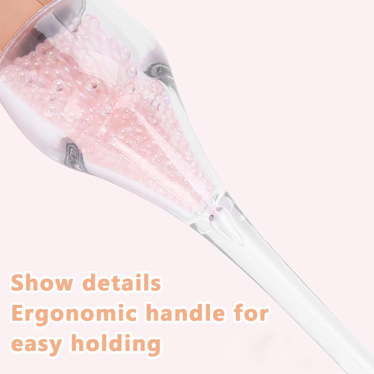 Venzina Large Powder Brush for Makeup with Bendable Handle and Stand‑Up Fluffy Design