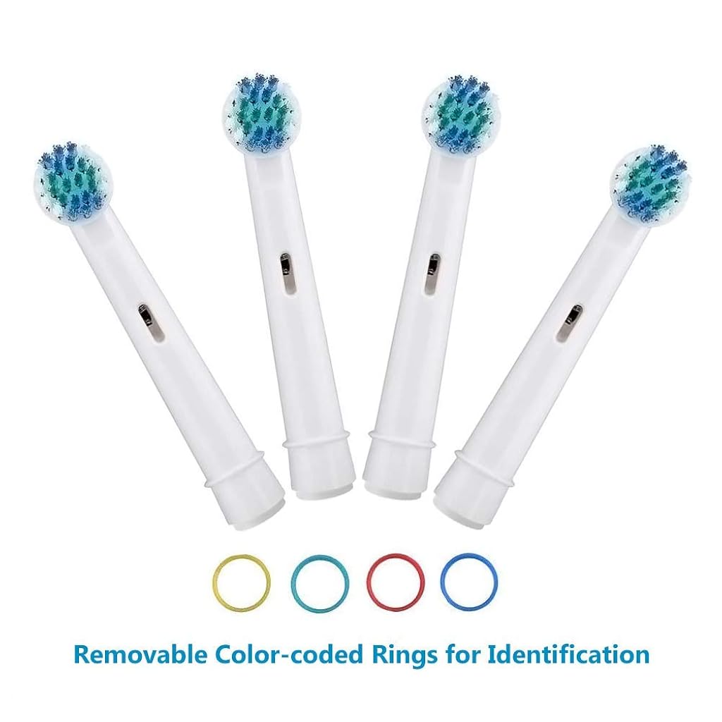 HANNEA® Replacement Toothbrush Heads Precision Clean Brush Refills for Braun Oral-B Electric Rechargeable Toothbrushes Pack of 12 2 PCS