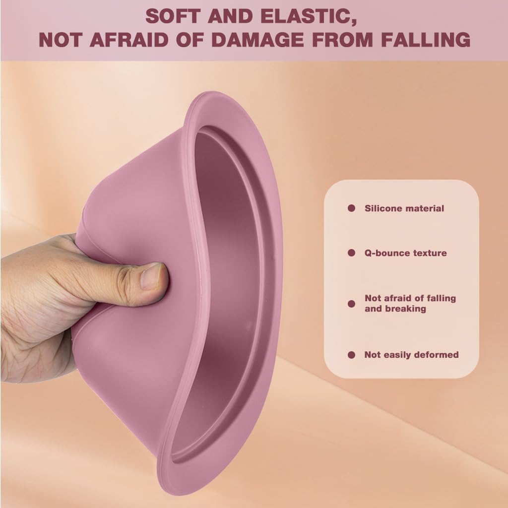 HASTHIP Silicone Microwave Steamer for Baby Food and Vegetables with Spill-Proof Lid | 700ml BPA-Free Bowl