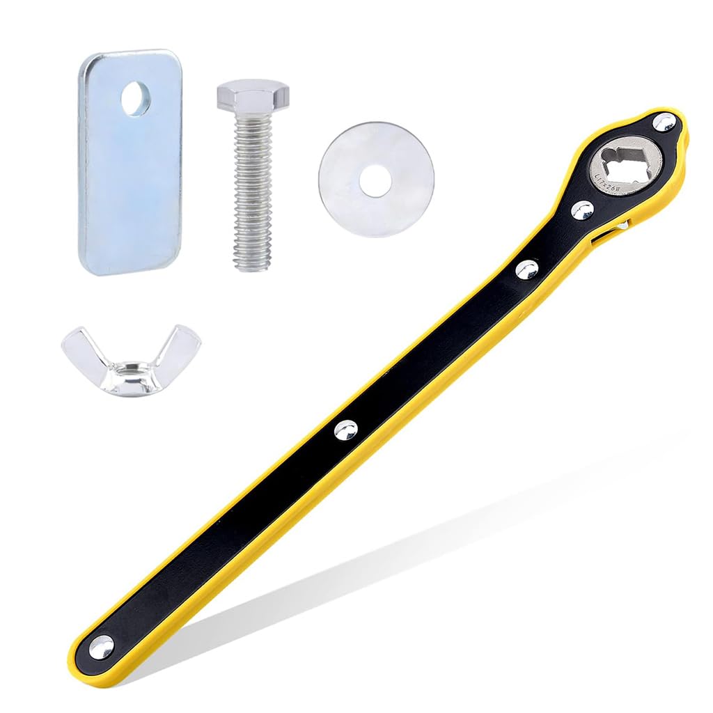 STHIRA Jack Ratchet Wrench for Car and SUV featuring 2 in 1 Hex Cross Design | 0.6 cm Handle