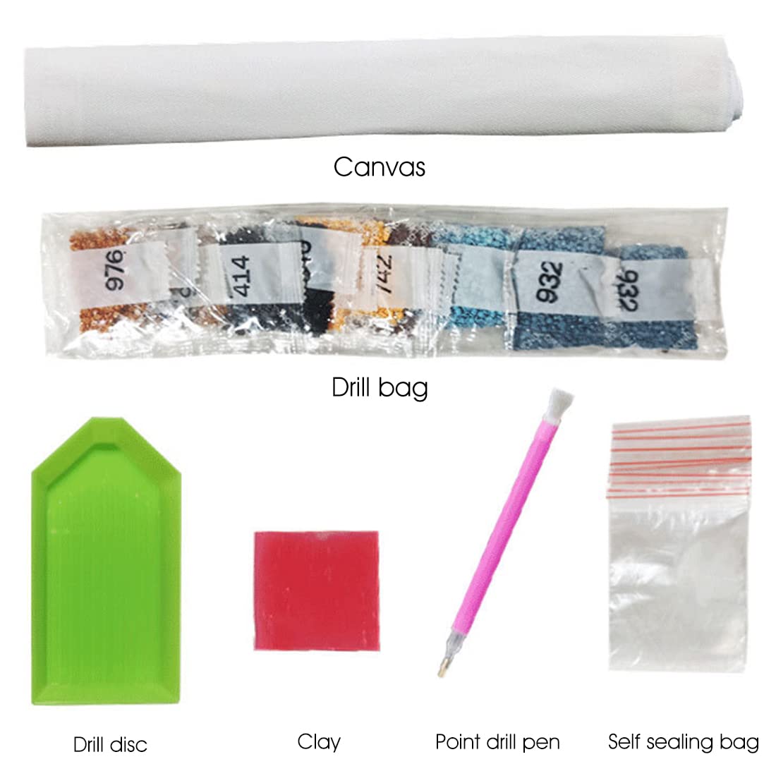 HASTHIP 5D Diamond Painting Kit for Home Wall Décor with Full Drill Canvas 30x40cm | DIY Unicorn Rhinestone Embroidery