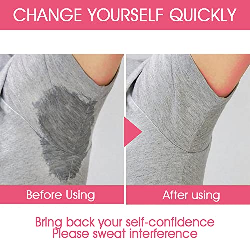 ZIBUYU® 6PCS Sweat Pads for Underarms Women Reusable Underarm Pad Armpit Pads with Invisible Shoulder Strap Washable Comfortable
