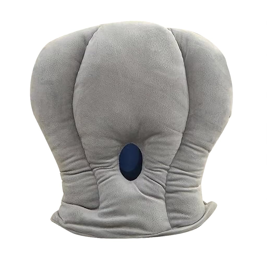 HANNEA Travel Pillow for Neck and Head Support on Plane Car and Office Desk | Comfortable Rest