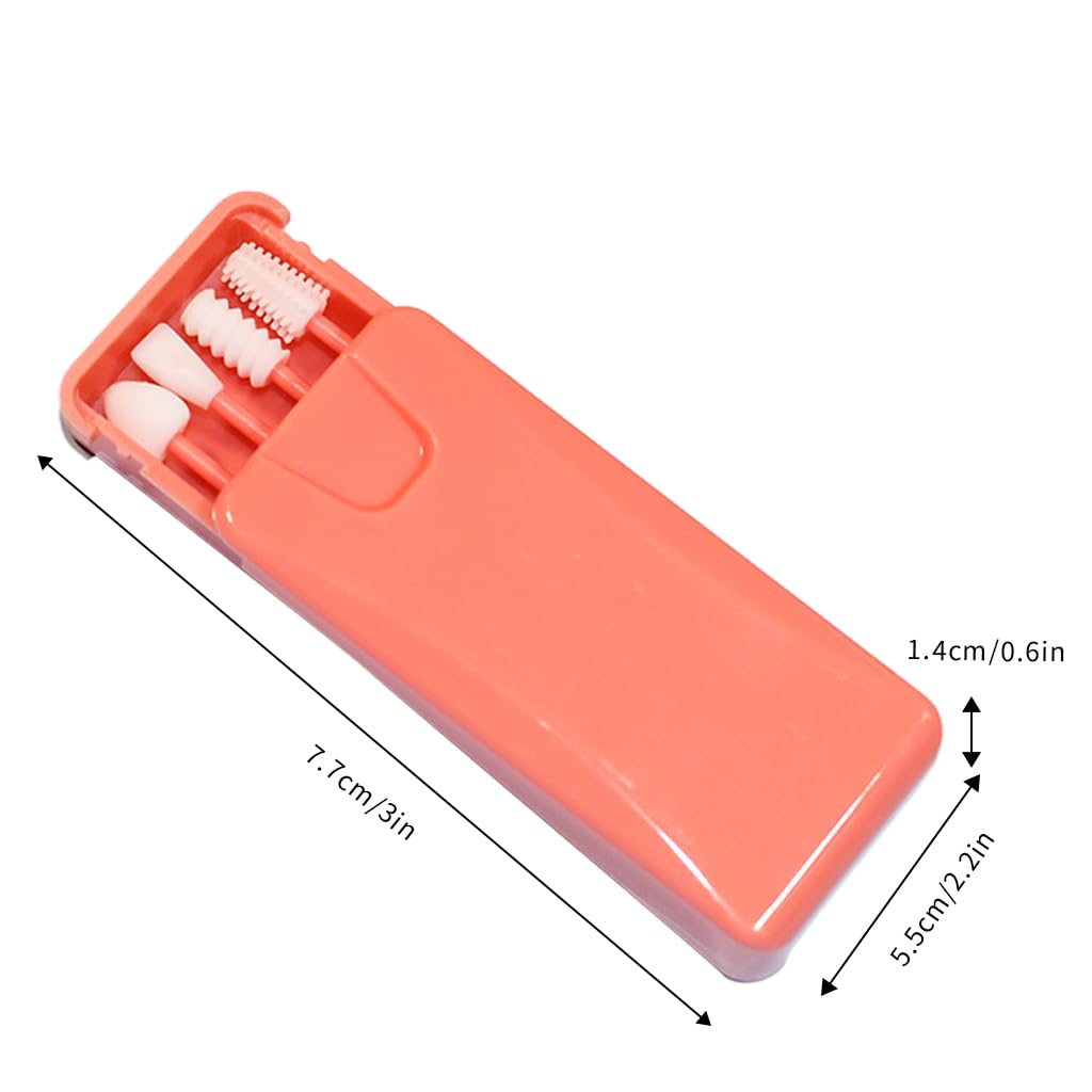 MAYCREATE Silicone Cotton Swabs for Makeup and Ear Cleaning with Dual Heads & Case | 4Pcs Reusable Set