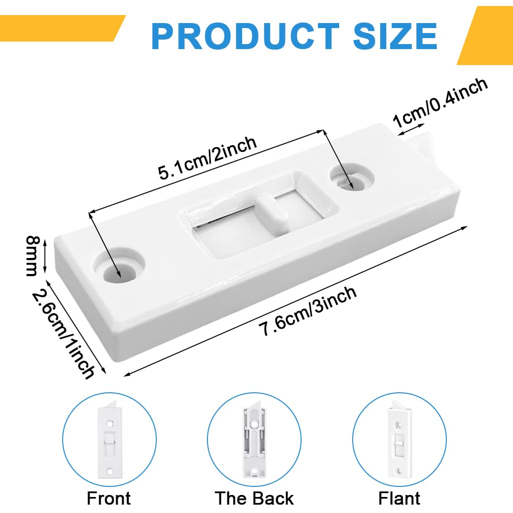 Serplex Flip Latch Lock for Doors and Gates featuring 180 Degree Turn with Zinc Alloy Body | Key Free Combination Design