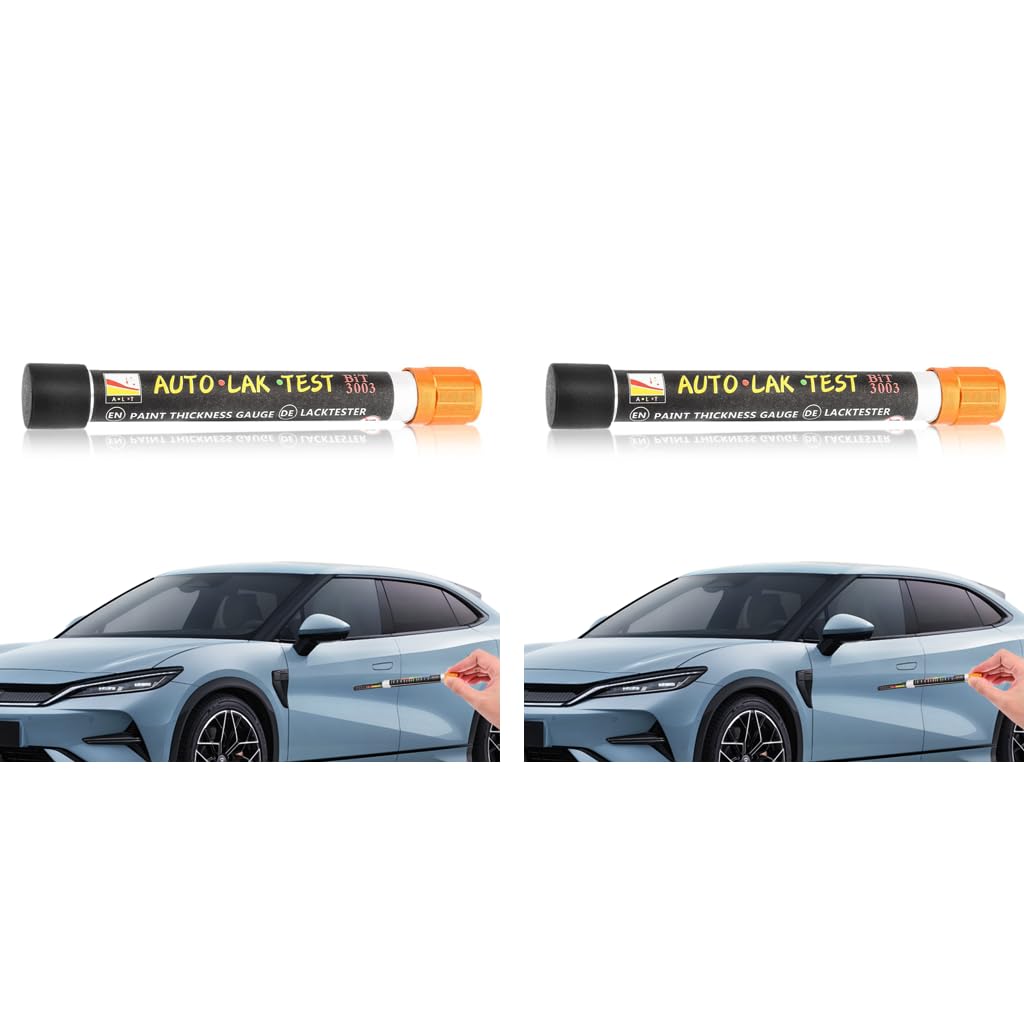 STHIRA Paint Thickness Gauge Pen for Vehicle Coating Check with Magnetic Mechanism 2 PCS