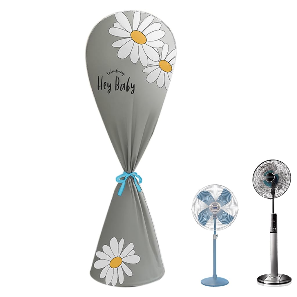 HASTHIP Floor Fan Dust Cover for 55 in Fans with Elastic Hem and Waterproof PEVA | Full Protection