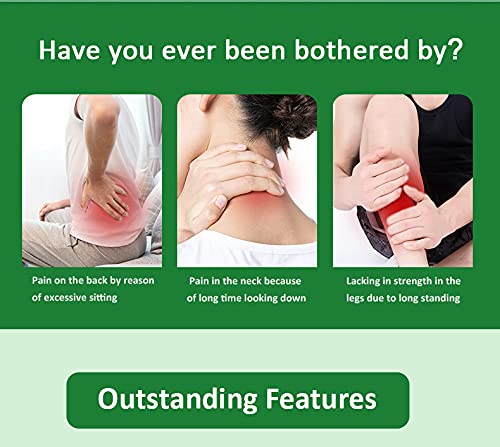HANNEA Knee Pain Relief Patches for Joints and Muscles | 12pcs Wormwood Extract Body Plasters