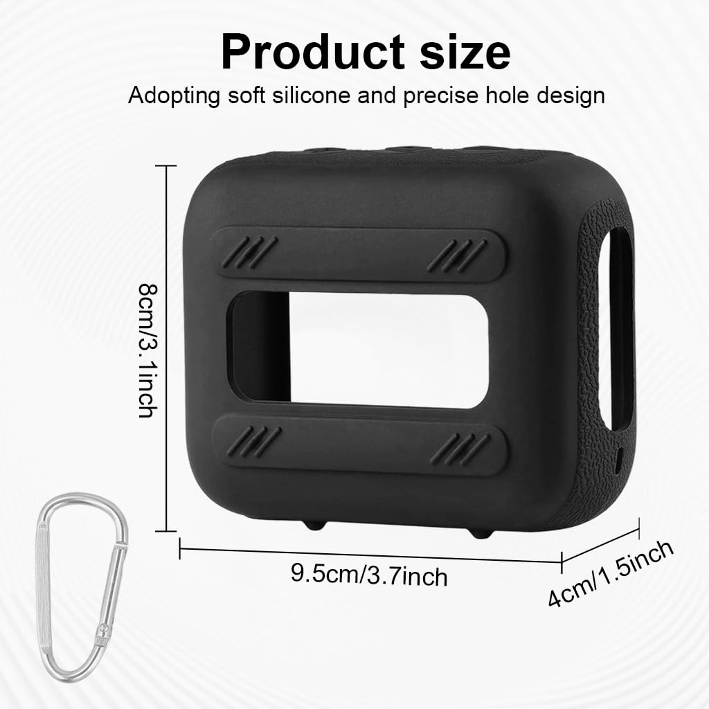 ZORBES Bluetooth Speaker Silicone Cover for JBL GO4 with Embossed Buttons and Anti Slip Skin