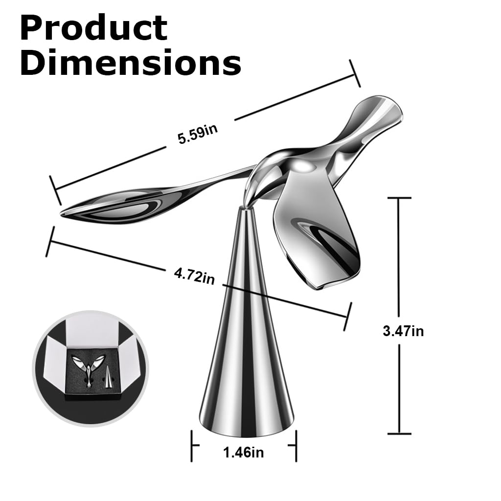 HASTHIP Creative Bottle Opener for Crown Caps with Ergonomic Metal Bird Design | Gift Box