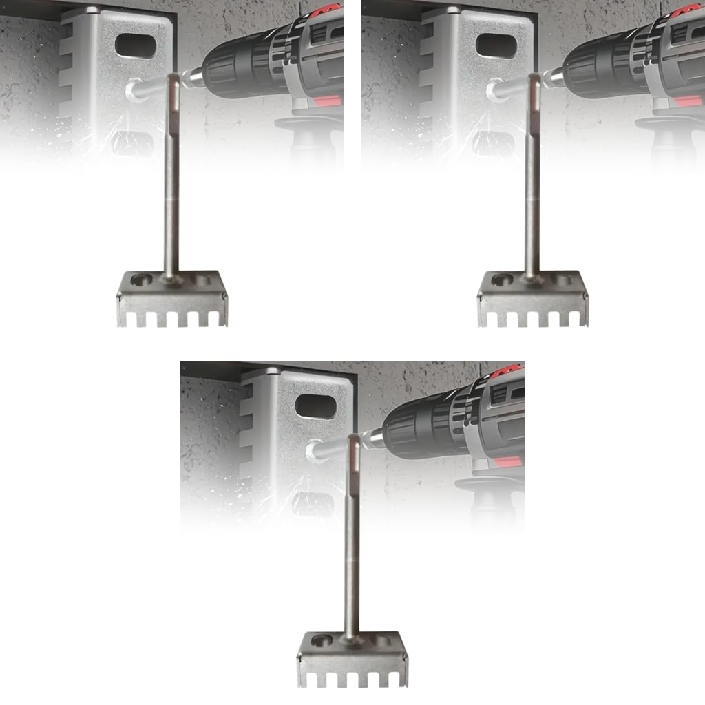 Serplex Square Hole Cutter for Power Drill featuring 3PCS Set | Stainless Steel Tool for 86-Type Junction Box