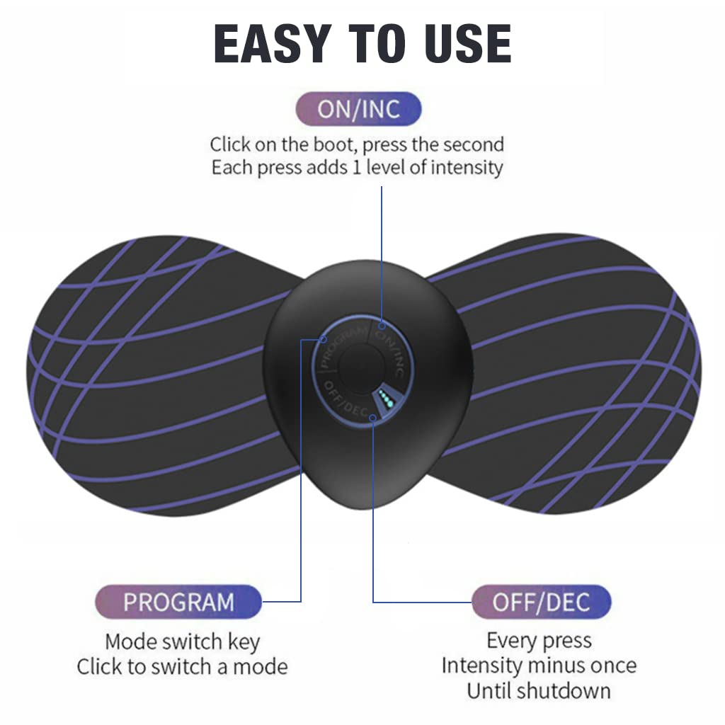 Hannea Neck Massager for Shoulder and Back Relief with Wireless PET Patch | USB Rechargeable