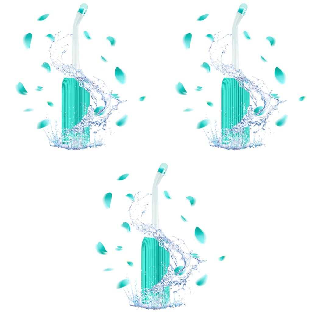 HANNEA Portable Travel Bidet for Toilet with Retractable Head and 500ml Bottle | Green