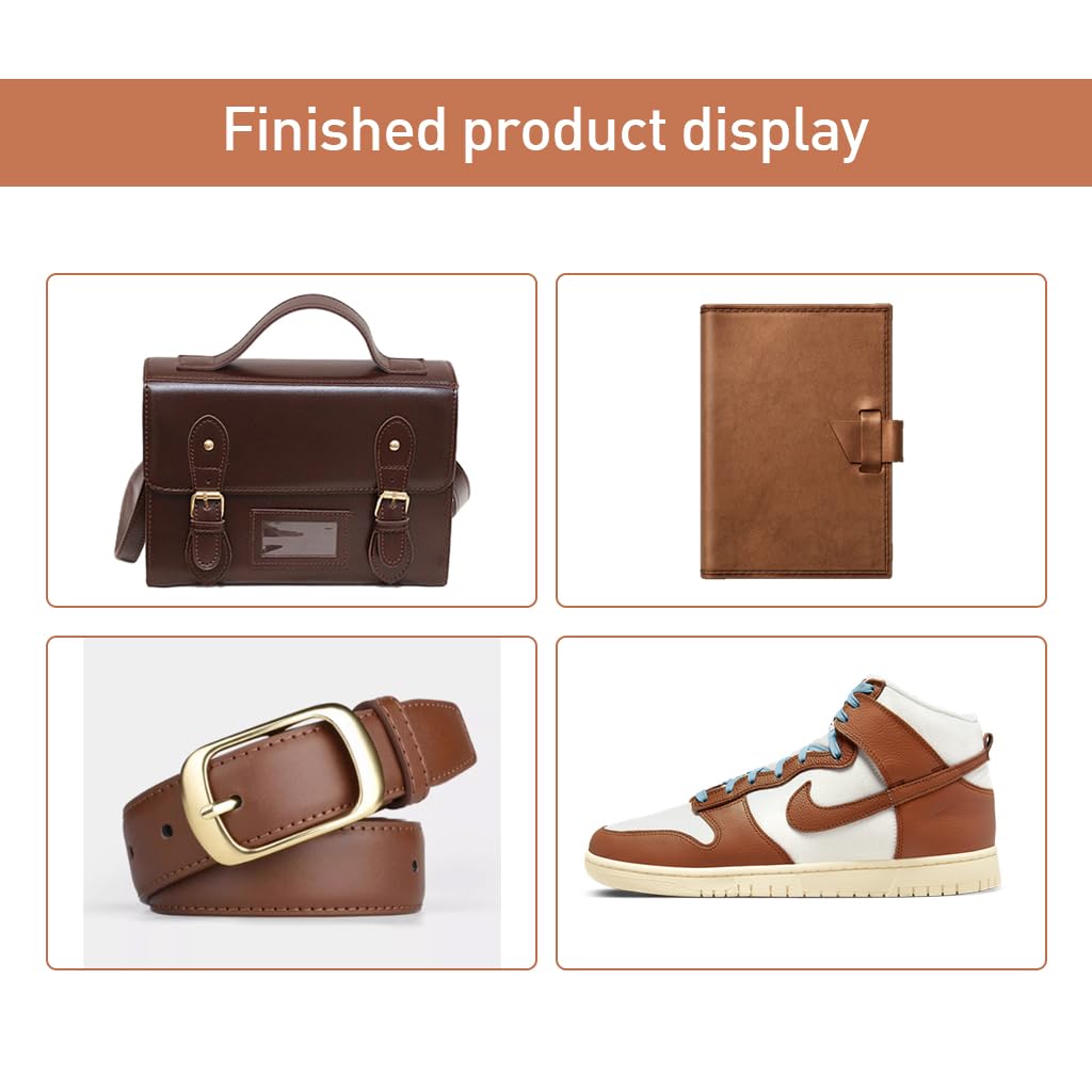 HASTHIP Bookbinding Tools Kit for DIY Crafting with 11 Pieces featuring Waxed Thread | Leather and Paper Stitching Set