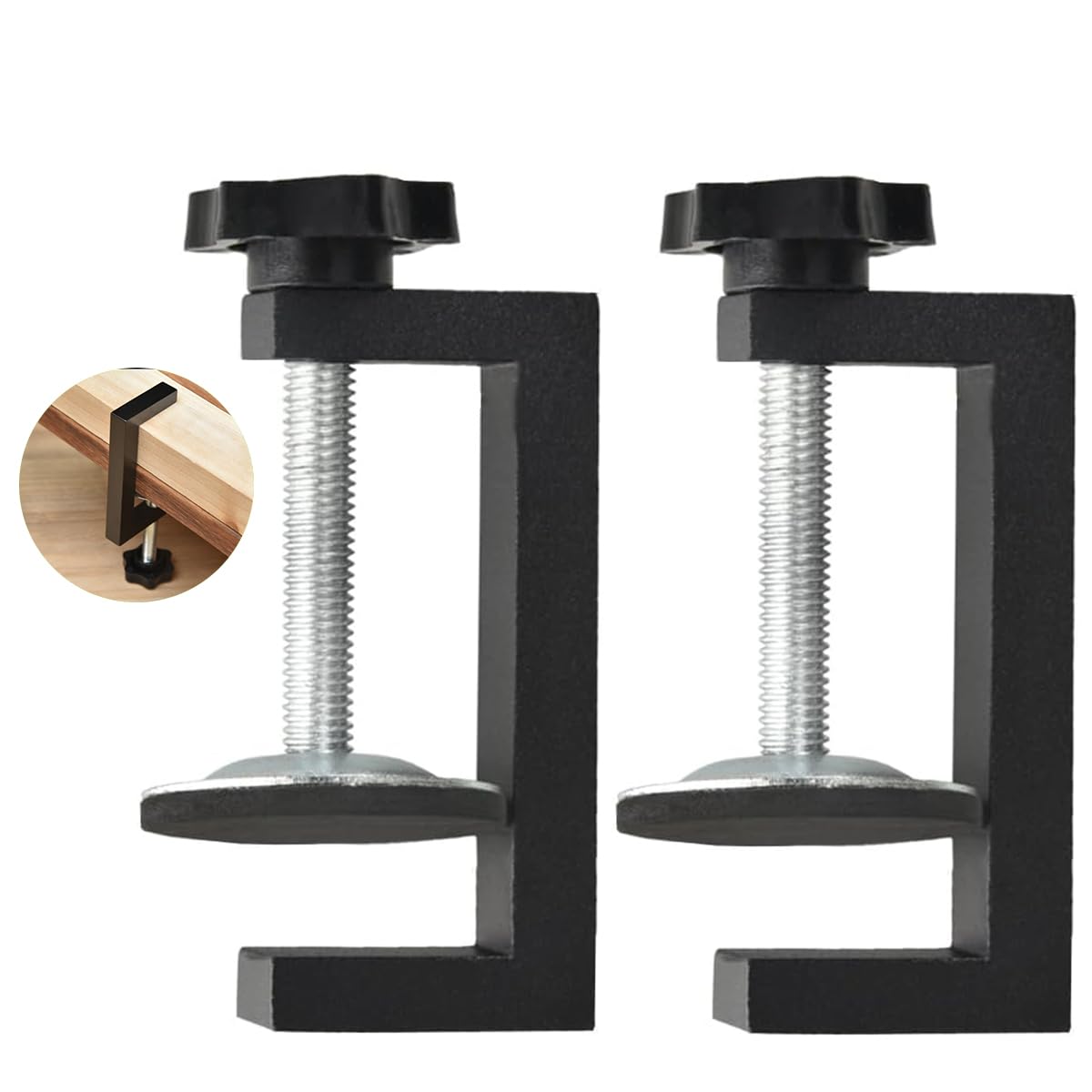 Serplex Woodwork Clamps 6PCS for Woodworking and Metalworking featuring Screw Fixing