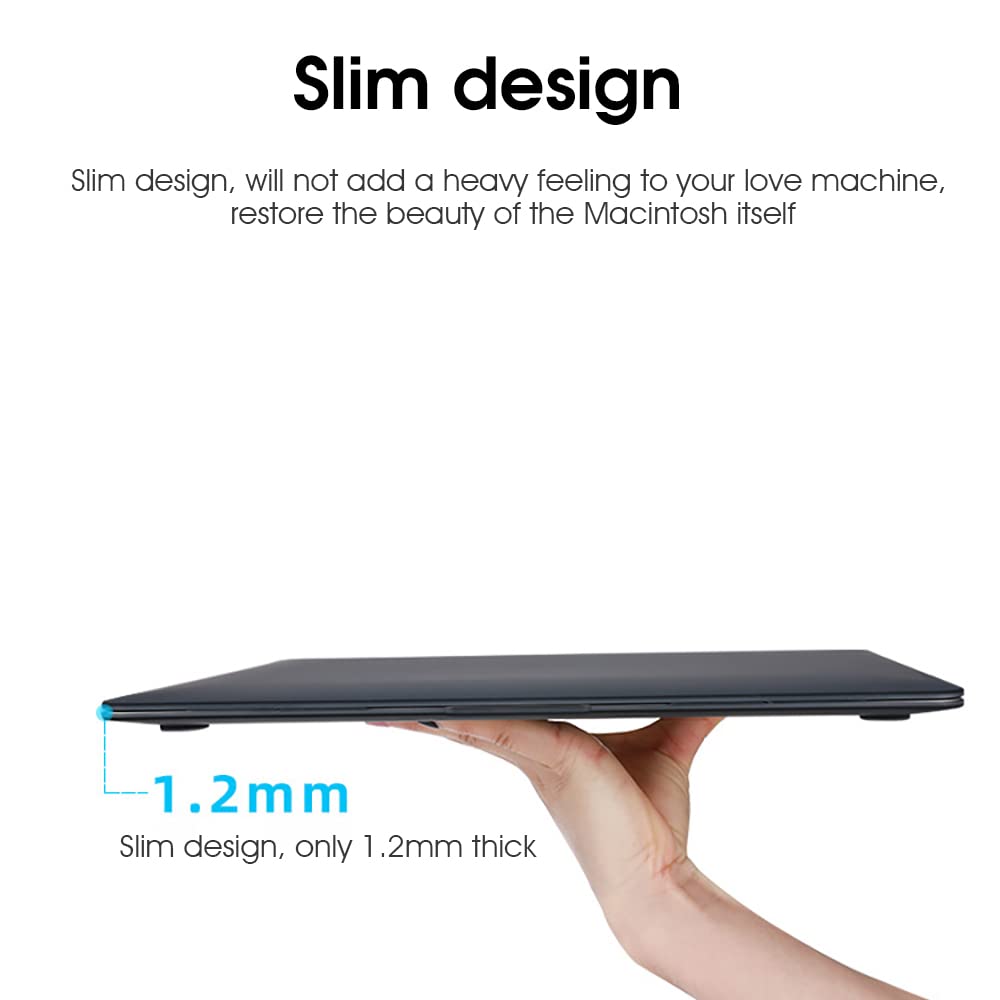 ZORBES Laptop Cover for MacBook Air 13.3 inch with Snap On 2 Piece Design and Waterproof Protection
