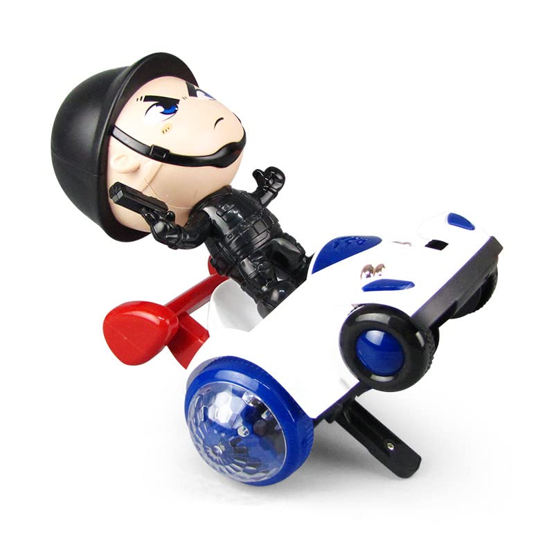 PATPAT Musical Toy Car for Kids with Lights and Sounds featuring 360° Rotating Stunt | Fun Gift