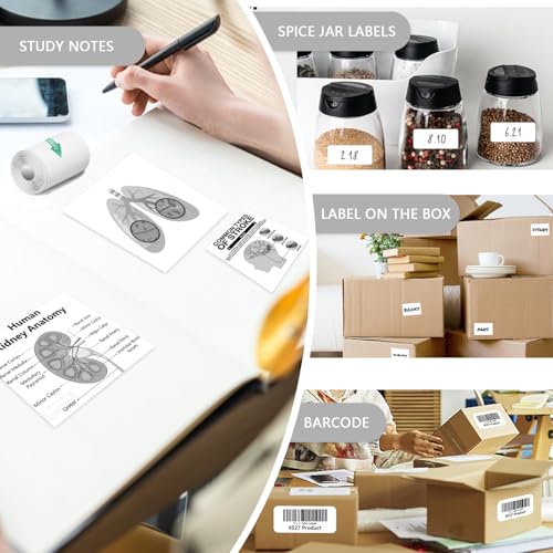 ZIBUYU® 5 Rolls Thermal Printing Paper,