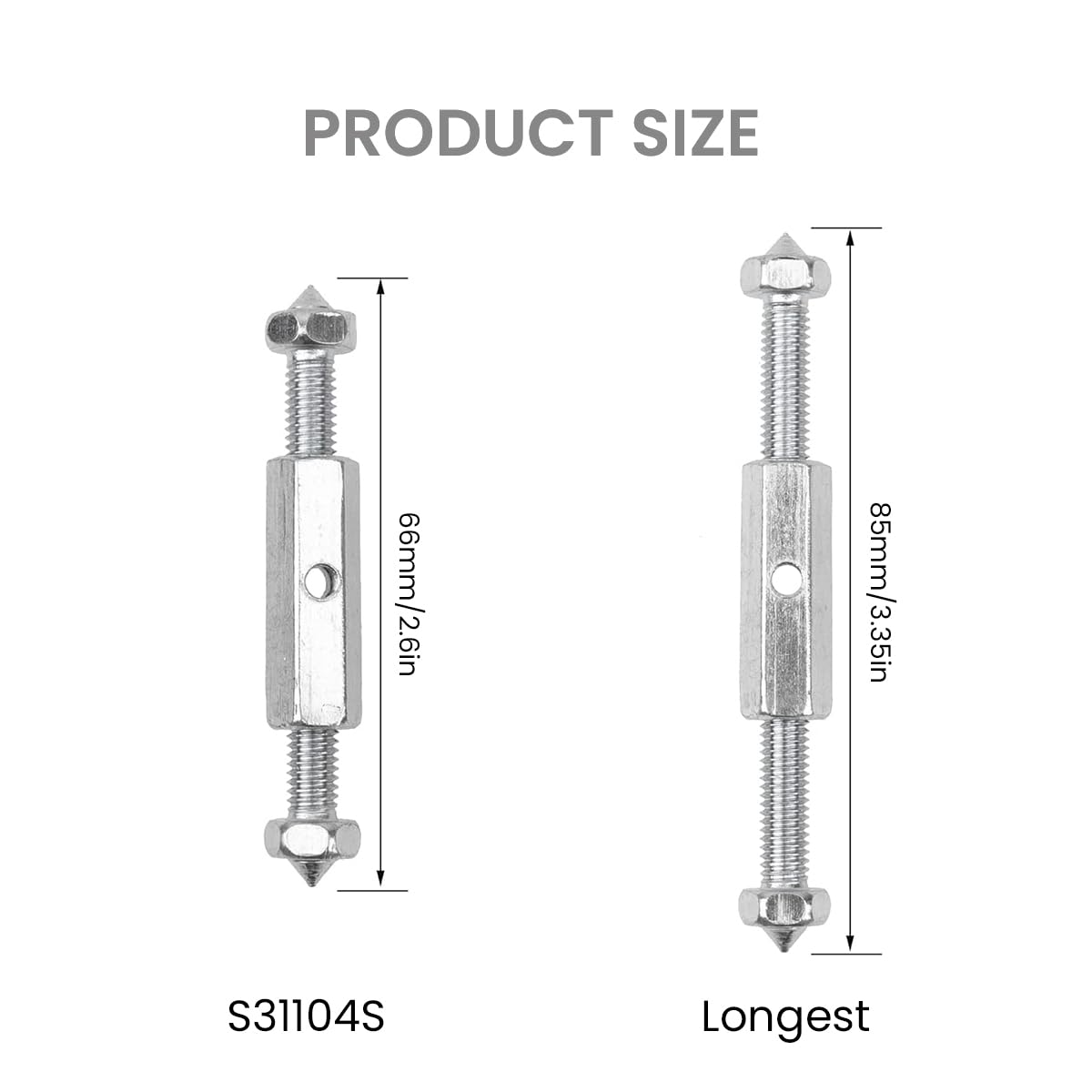 Serplex Universal Socket Cassette Repair Kit for 86-Wire Boxes with Adjustable 69–82mm Sockets | 20-Piece Metal Tool Set