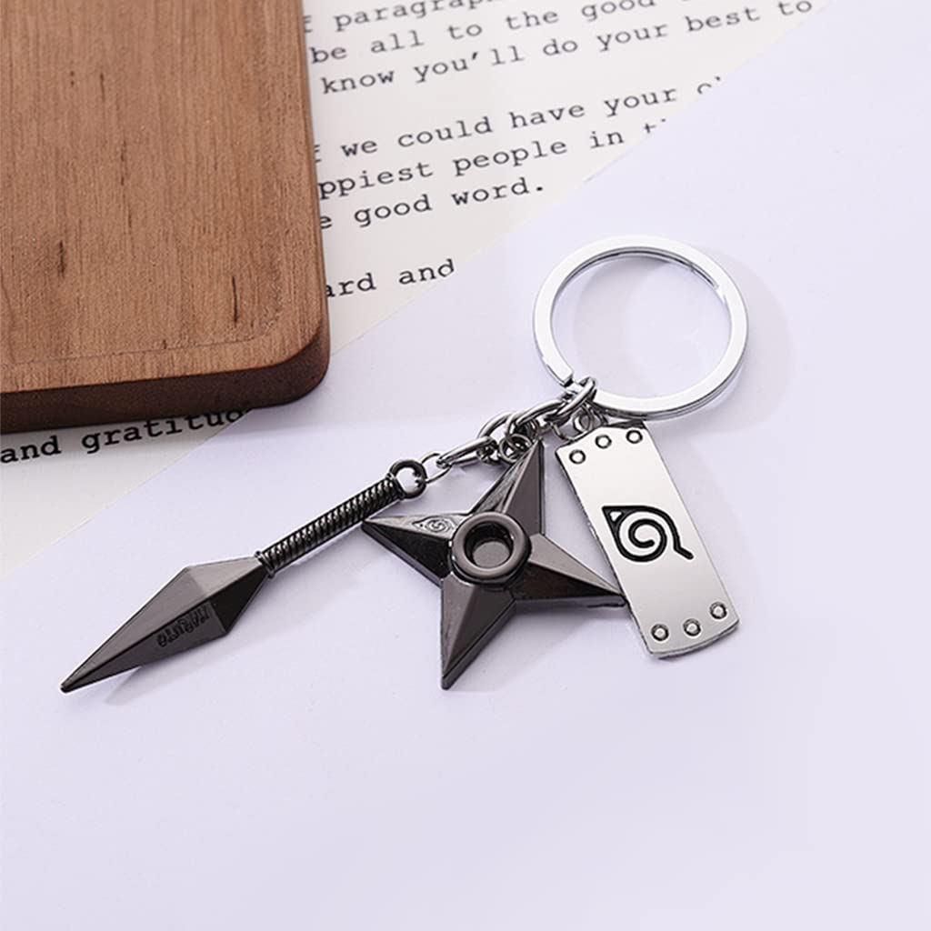 PATPAT Key Chain for Kids featuring Three Cartoon Anime Pendants | Bag and Car Charm Gift