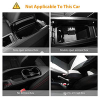 STHIRA® Easy Car Storage Mesh Pouch Between Seats,Car Storage Mesh Bag With Multi Compartments for Daily Essentials, Quick Release Buckle Installation, Polyester Material, Reinforced Stitching