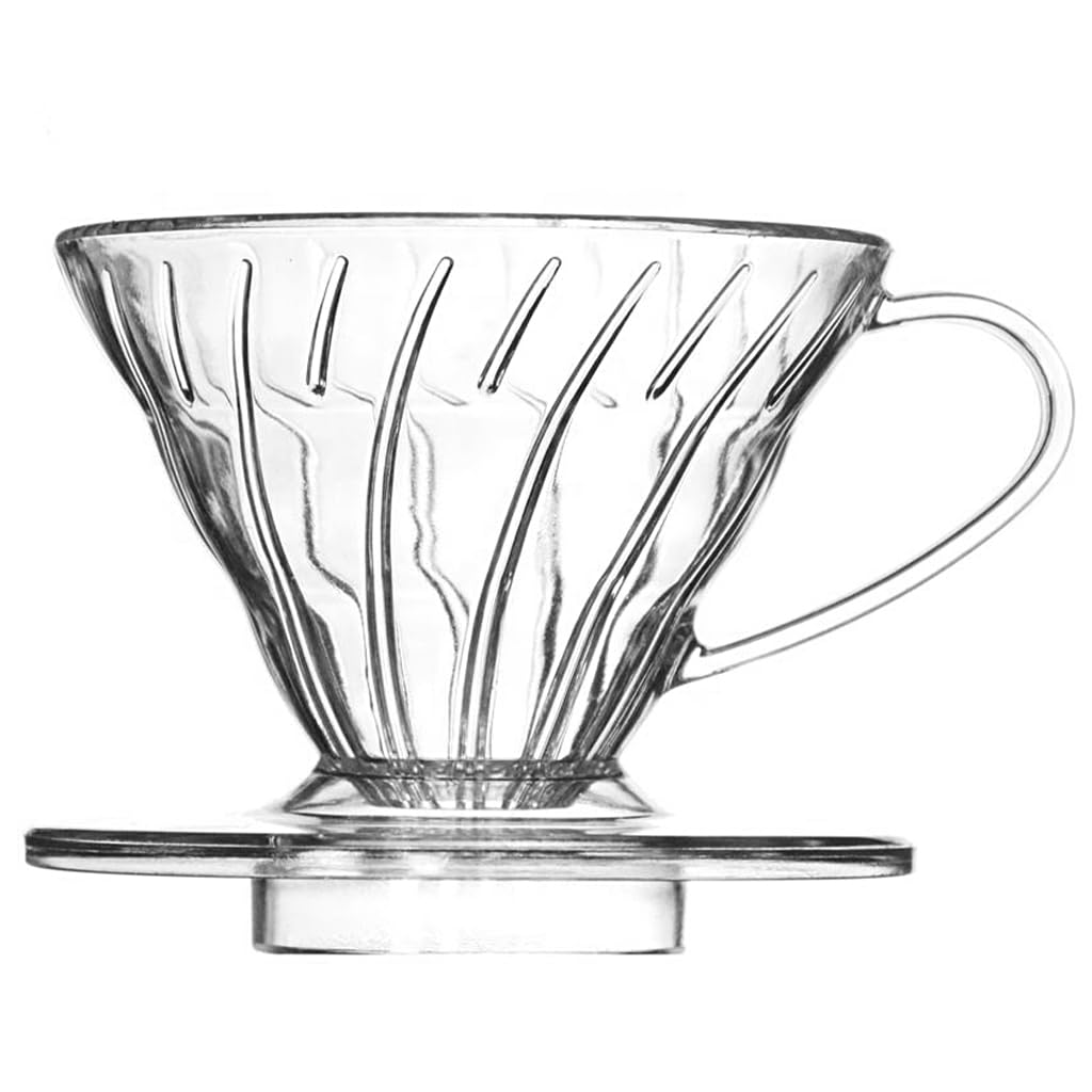 Supvox Coffee Dripper for Pour Over with Heat Resistant Resin and Handle | 2PCS 1–4 Cups