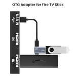 Verilux® Micro to USB Adapter OTG Cable Adapter for Fire TV Stick 4K Powered Micro USB to USB OTG Adapter for Android Phone Tablet and More Host Devices with Micro USB