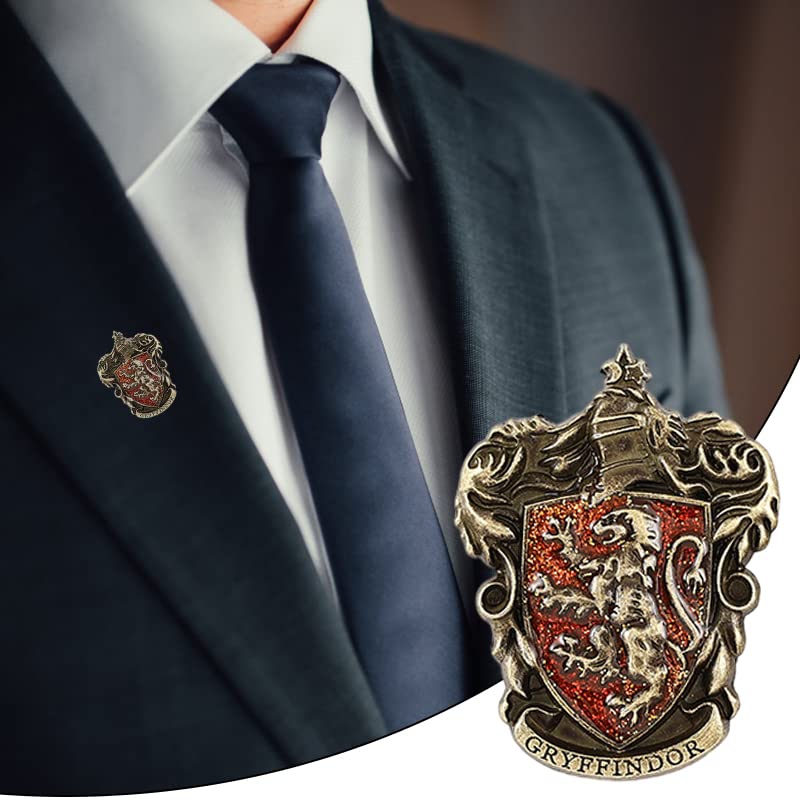 MAYCREATE® Cosplay Gryffindor Badge Made with Zinc Alloy Brooch for Halloween Costume Accessory,Boy & Girl,Kids Gift Toy