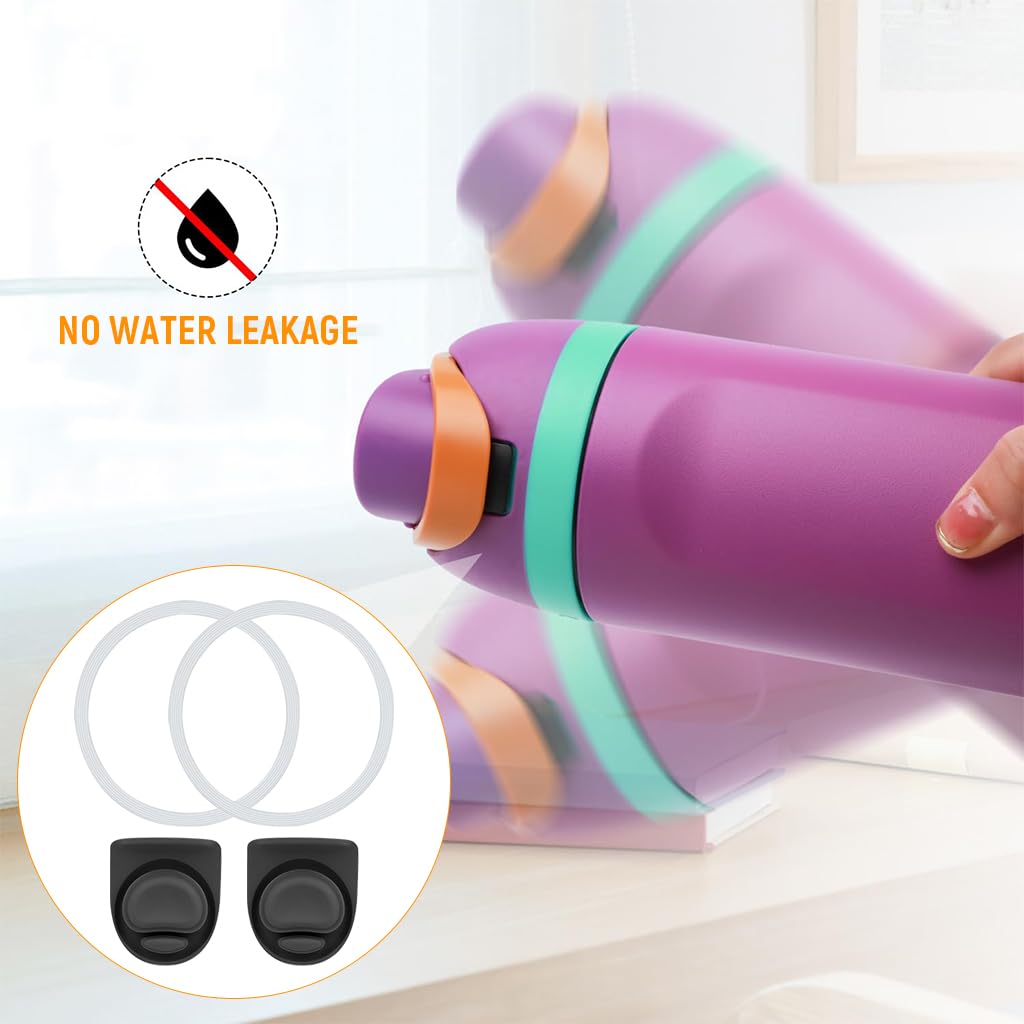 Supvox Replacement Spout Gaskets for Owala FreeSip 24–40Oz Bottles | Universal 2PCS Set