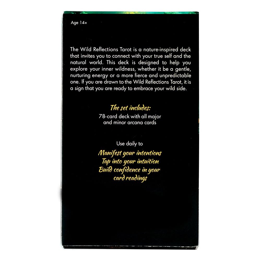 PATPAT Tarot Cards 78 Nature Inspired Deck for Beginners with Intuitive Guidance | Connect with Nature