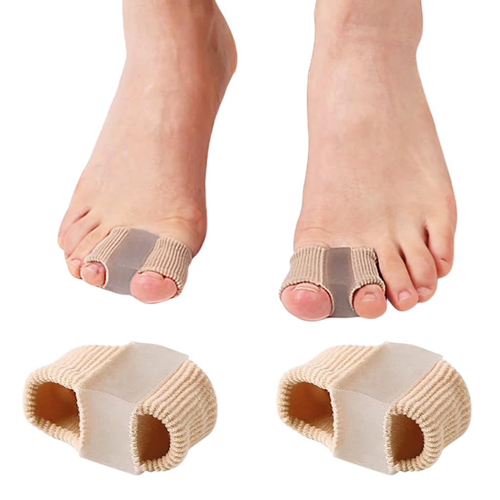 ZIBUYU Toe Separator for Bunion Relief featuring Stretchy Fabric Design | Pack of 2