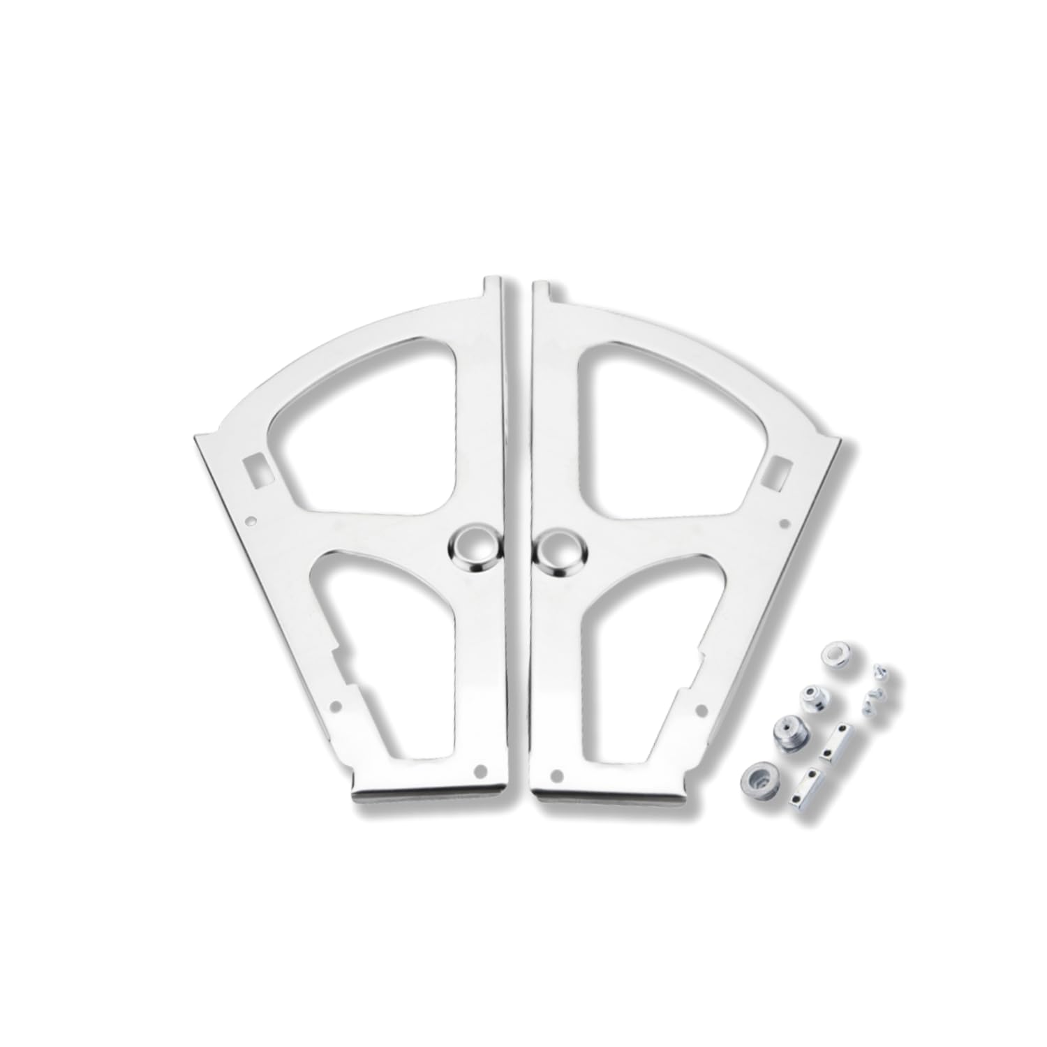 Serplex® 2Pcs One Layer Stainless Steel Cabinet Door Hinges for Flip-Down/Tilting Cabinet, with Installation Screw Pack, Replacement Flip-Down Door Hinges for Shoe Cabinet, Liquor Cabinets