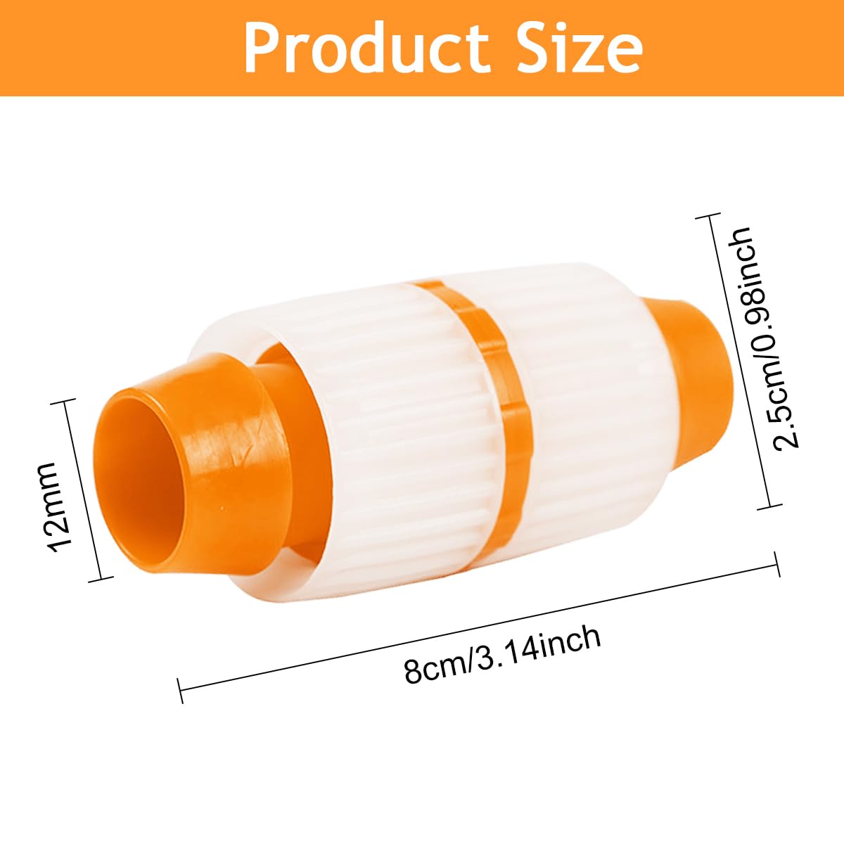 HASTHIP Garden Hose Connector for Gardening with Quick Release ABS Plastic | 1/2 Inch 3PCS