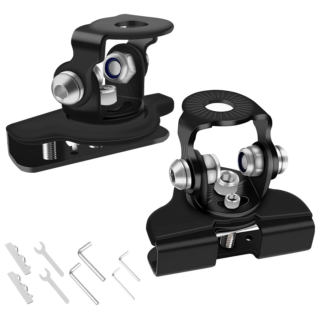 STHIRA Car Hood LED Light Mount Brackets 2Pcs for SUV and Truck | Secure Hood Edge Installation