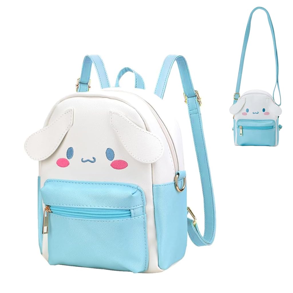 Climberty Cute Backpack featuring Sanrio Cinnamoroll design in small PU style for girls