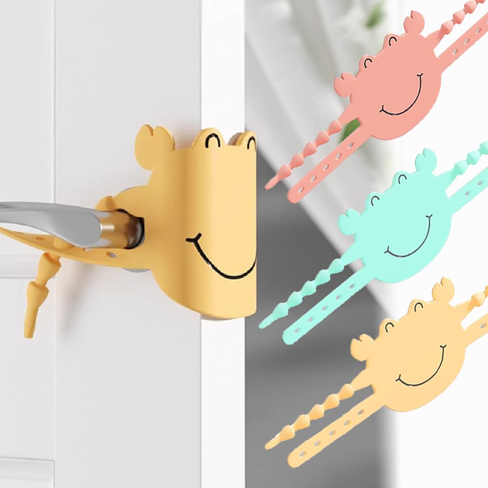 SNOWIE SOFT® Door Silencer - Baby Door Silencer,3pcs Silicone Latch Covers