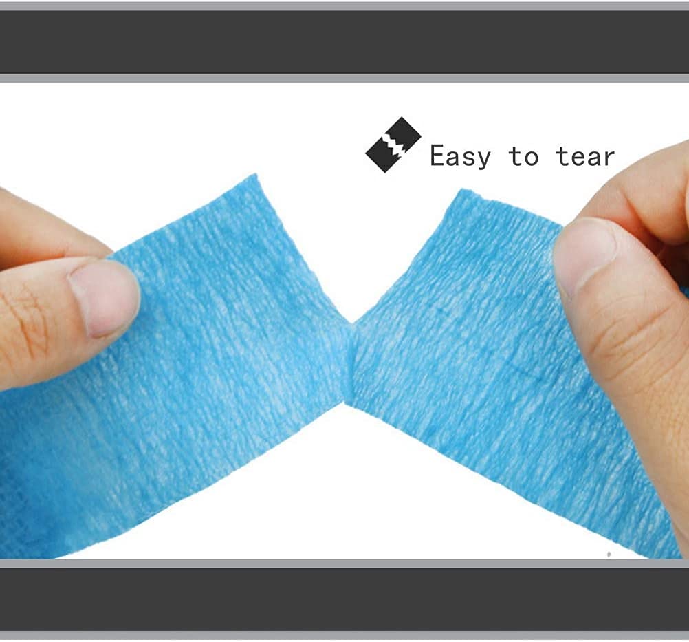 Qpets Crepe Bandage and Kinesiology Tape Set 9 Pcs for Sports and Pet Care | Self Adhesive Non Woven Elastic Wraps