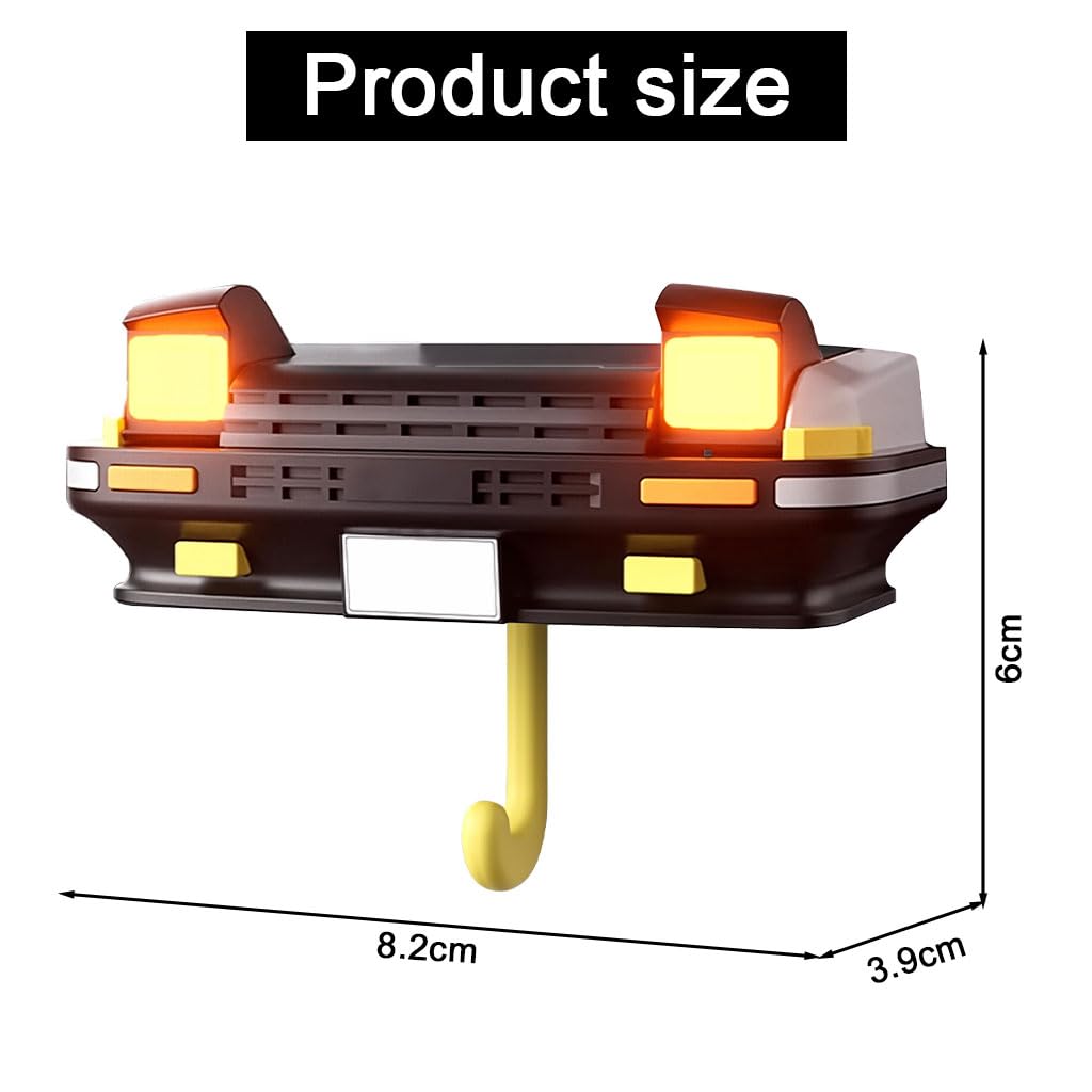 STHIRA Key Holder for AE86 and Miata Fans featuring Motion LED Lights and 3M Adhesive | ABS Wall Organizer