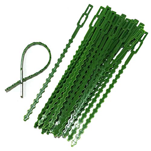 HASTHIP Gardening Plant Ties for Organizing and Labeling | 250pcs 5.9 in Adjustable Nylon