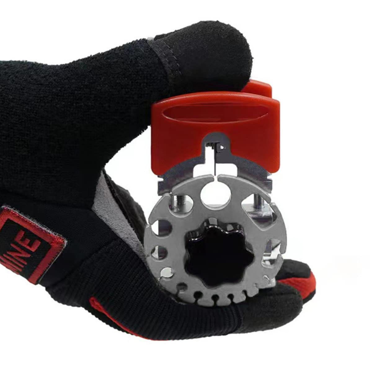 Serplex Handheld Quick Wire Stripper Tool with 10 Blades and Stainless Steel Disc | 14 Slot Cable Stripper for Electrician Use