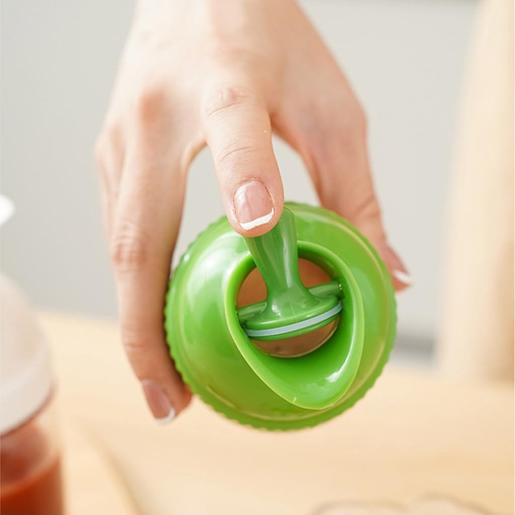 Supvox Sauce and Oil Dispenser Bottle for Cooking with Airtight Silicone Seal | 200ml Food‑Grade PP Refillable Container