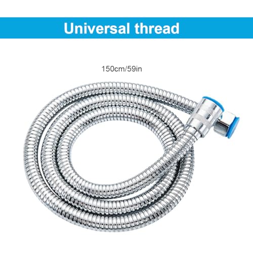 HASTHIP® 2-Piece -59 inch Stainless Steel Metal Hose Inlet and Outlet