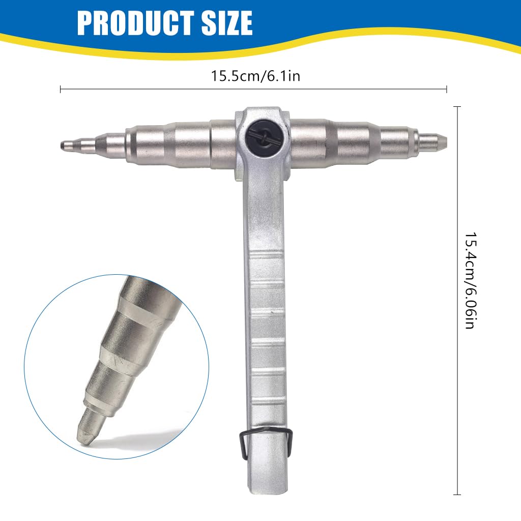 Serplex Copper Pipe Expander Tool for Air Conditioning | 9 Sizes with Oval Bar Design