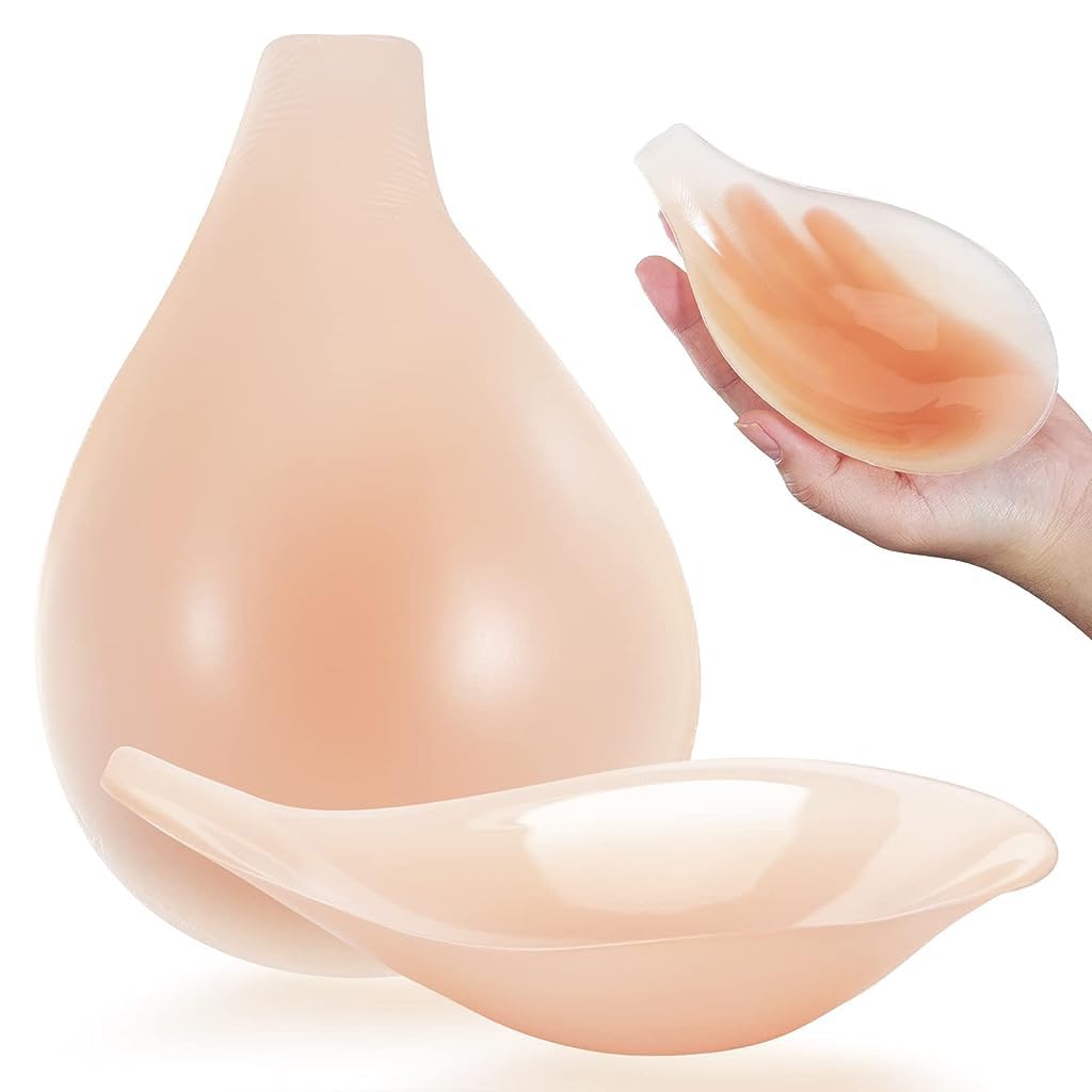 MAYCREATE Adhesive Bra for Backless Dresses with 3D Push Up Lift Handles | Reusable Silicone