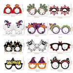 PATPAT® 12Pcs Halloween Paper Eyeglasses, Halloween Decorations Paper Glasses for Kids Adults, Photobooth Props Halloween Dress Up, Halloween Party Favor Glasses for Kids Party Supplies Halloween Mask