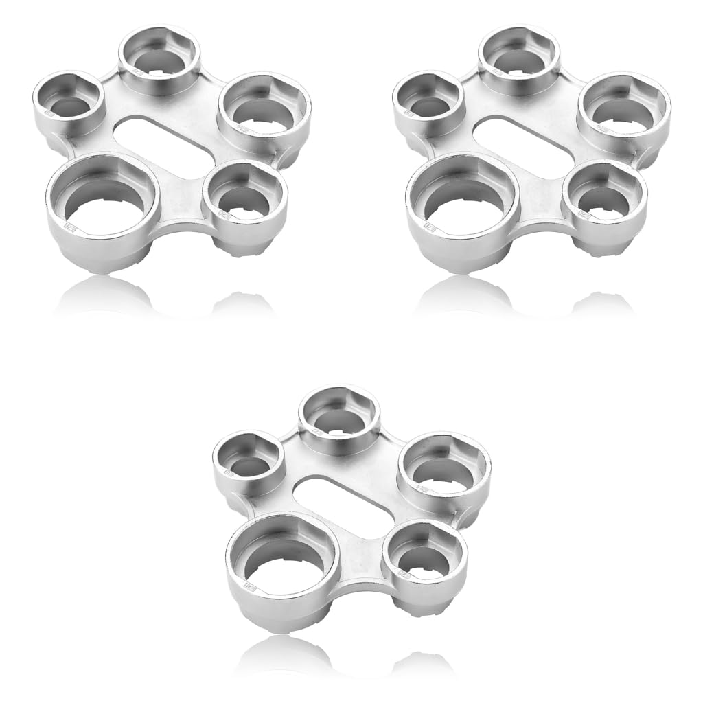 Serplex Faucet Aerator Removal Tool for Plumbing Work with Metal Multi Wrench 3PCS